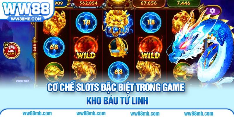 Cơ chế slots đặc biệt trong game Kho báu tứ linh